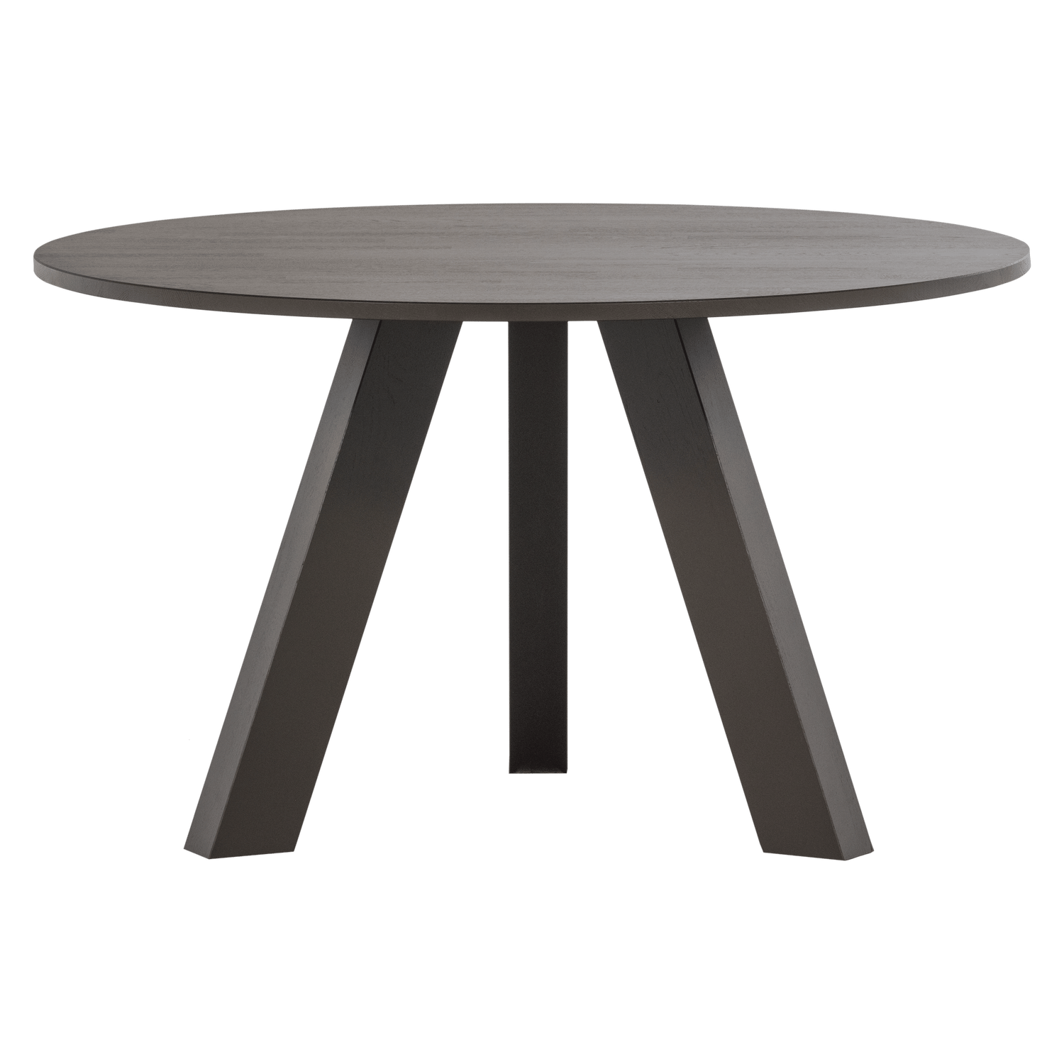 Ruokapöytä Rhonda 129 cm pyöreä - Keskiruskea