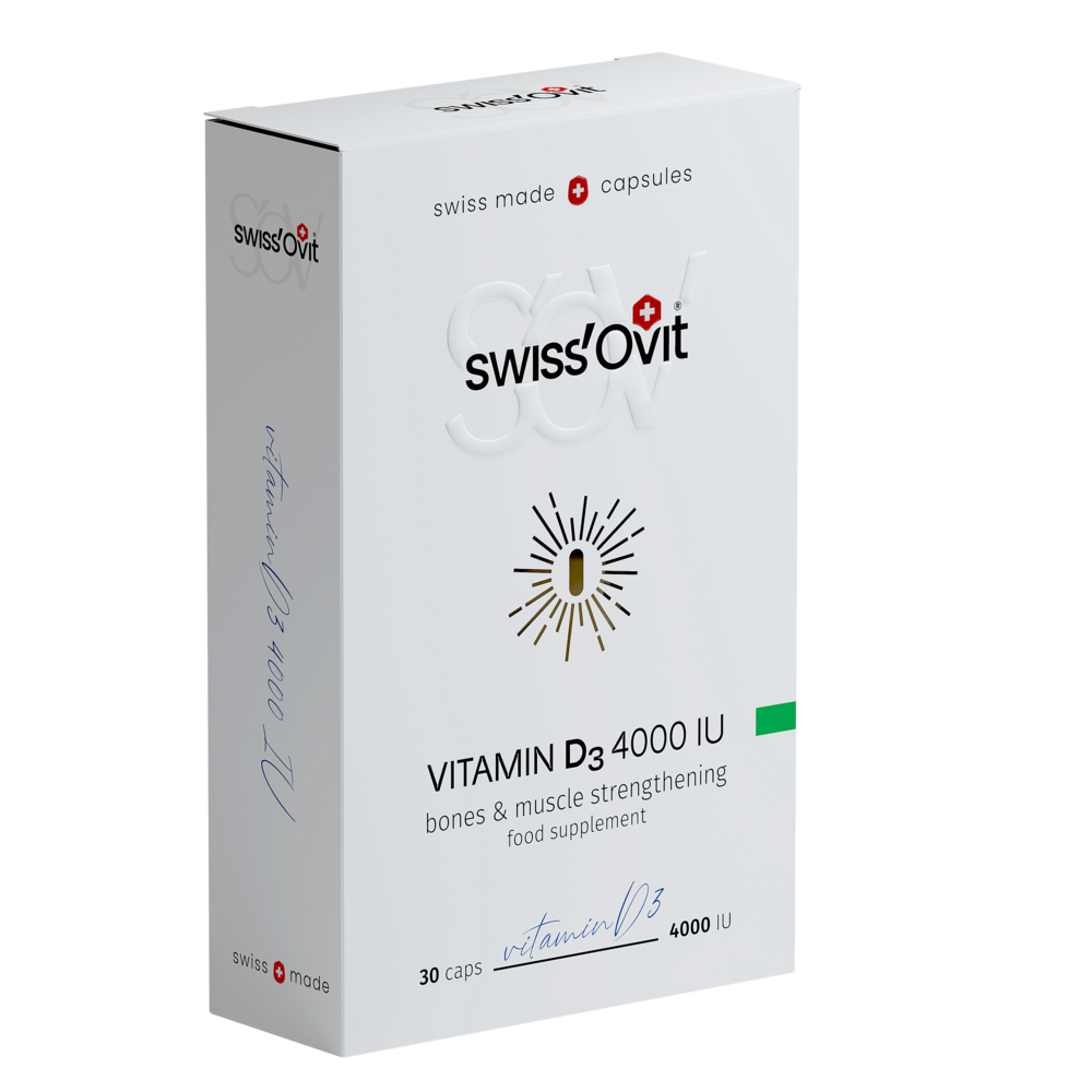 SwissOvit D3-vitamiini 100 mikrog / 4000 IU