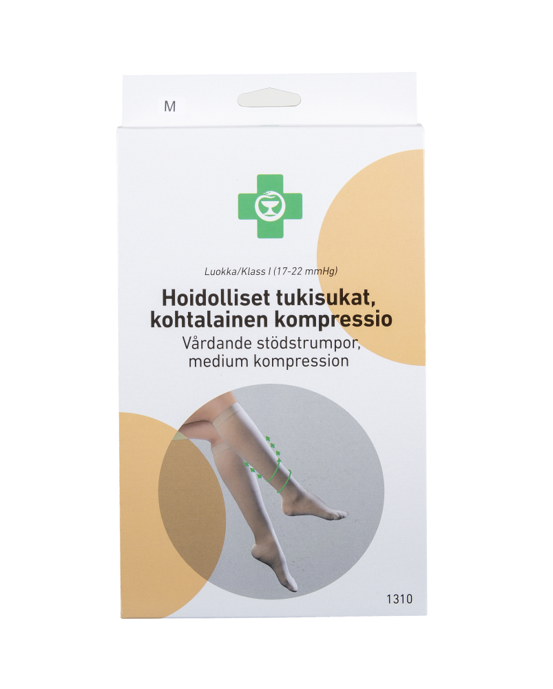 APTEEKKI hoidolliset tukisukat kompressio L, beige