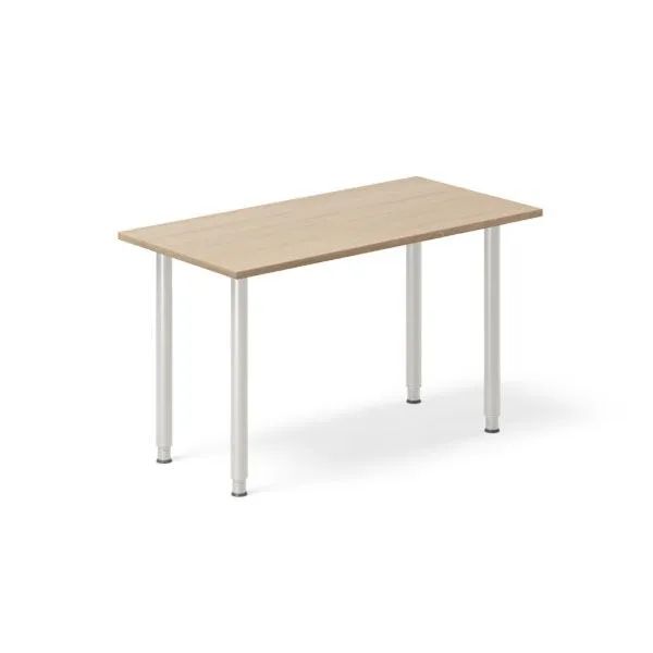 Työpöytä DNA Tammi 1200x600mm I-jalat/Alumiini harmaa