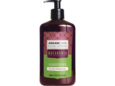 Arganicare Macadamia hoitoaine kuiville ja vaurioituneille hiuksille 400 ml