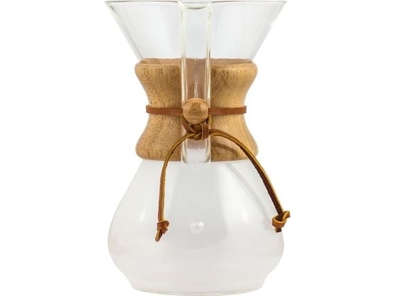 Chemex CM-6A lasinen kahvinkeitin, puinen kaulaosa