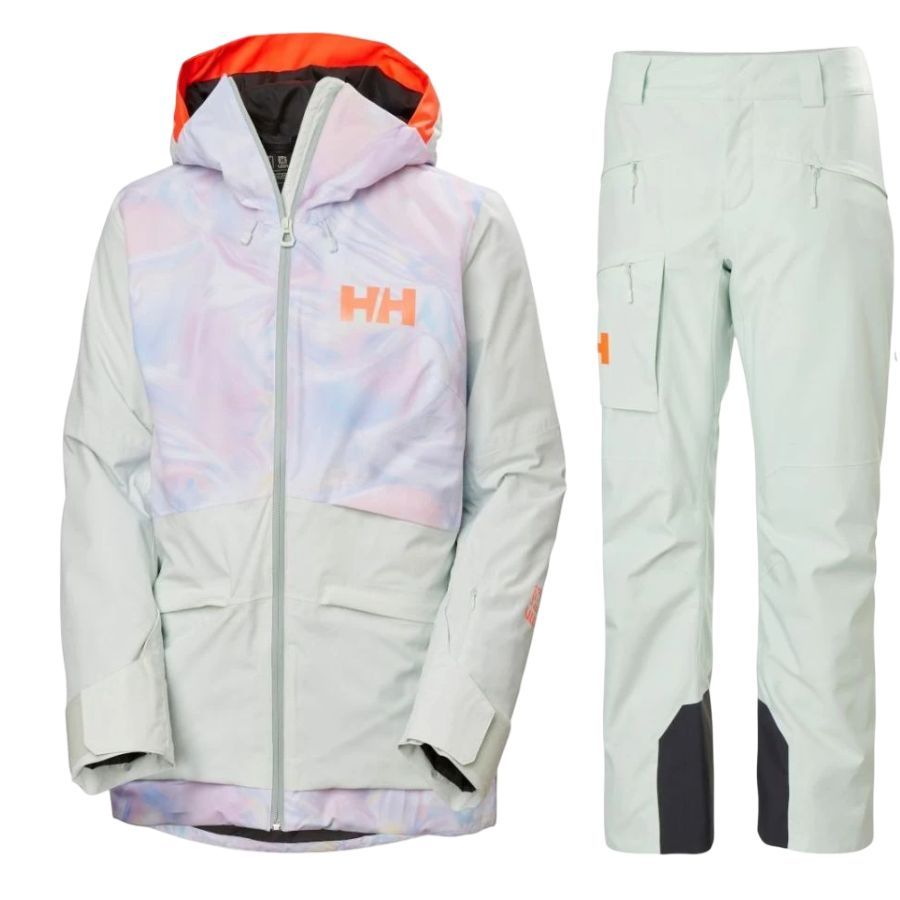 Helly Hansen Powchaser 2.0/Powderqueen, laskettelusetti, naiset