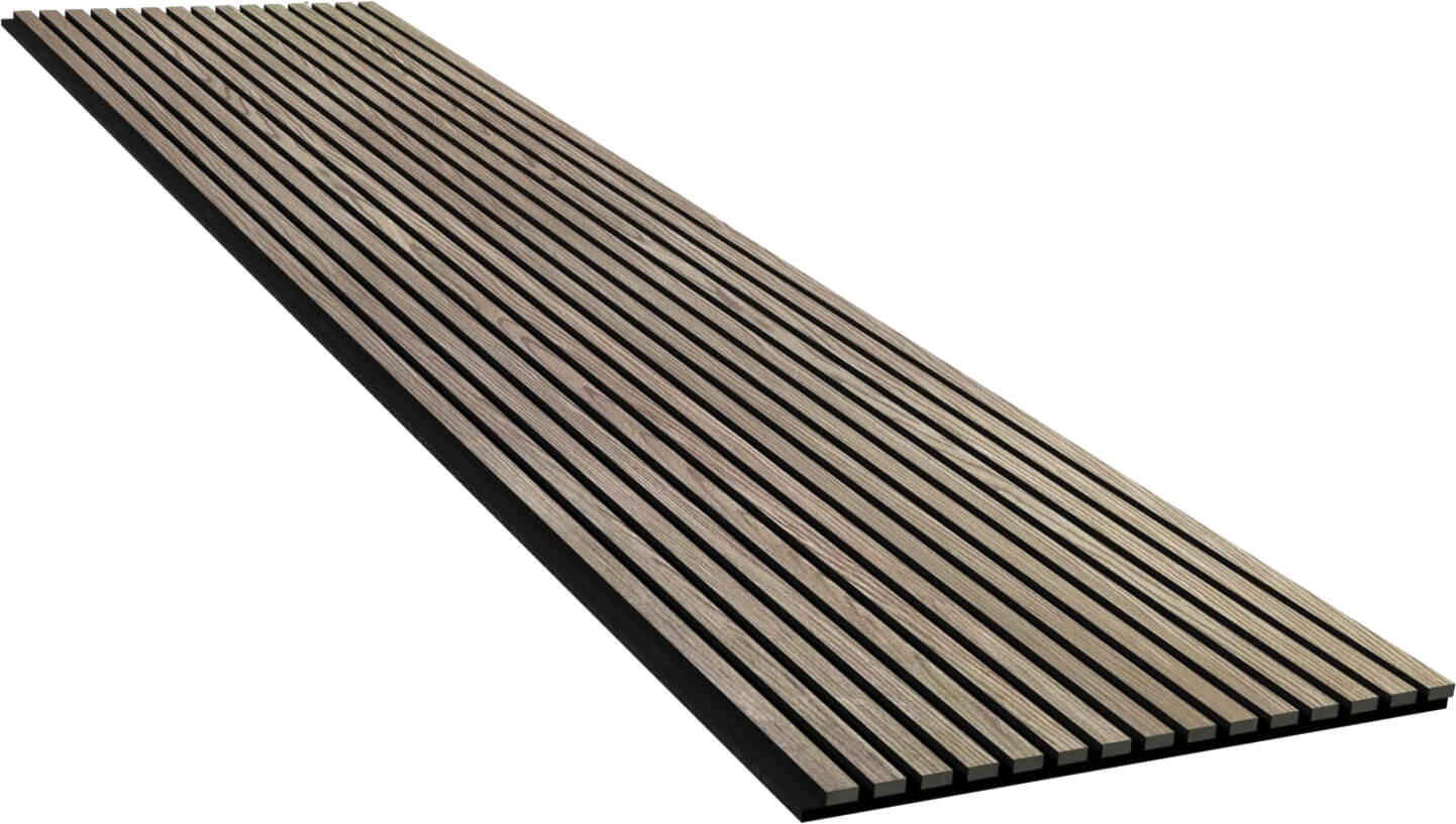 Akustiikkalevy pähkinä VN27, 2400 x 600 mm