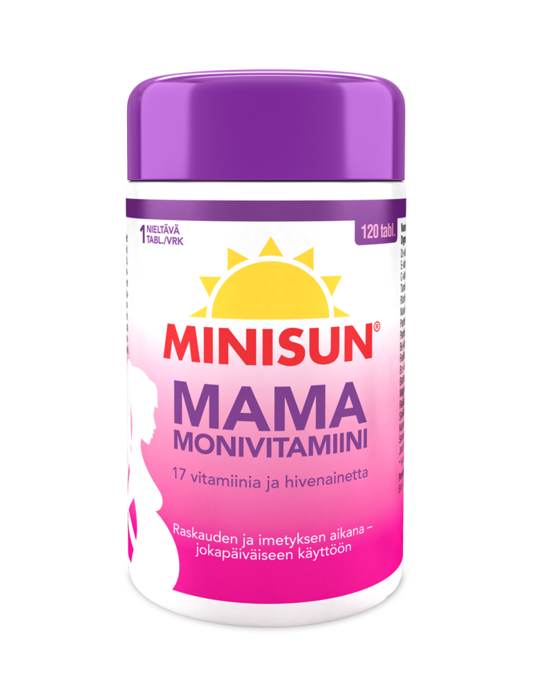 Minisun Monivitamiini Mama 120 tablettia