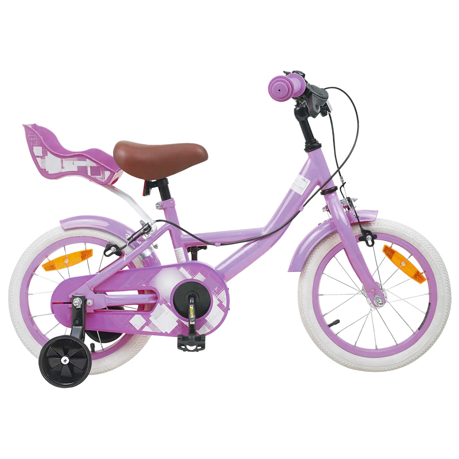 vidaXL Lastenpyörä 12 Tuumaa Violetti