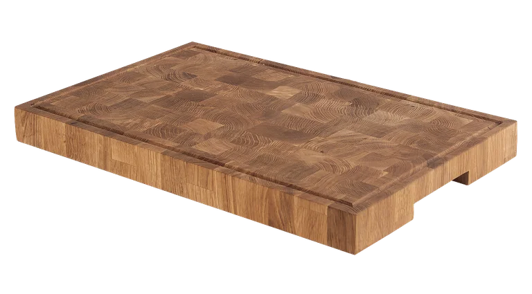 Lihamestarin leikkuulauta tammi Päätypuusta 55,5 x 36,5 cm