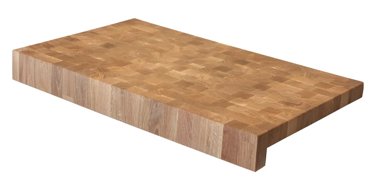 Leikkuulauta tammi Päätypuusta 80 x 45 cm Pepper